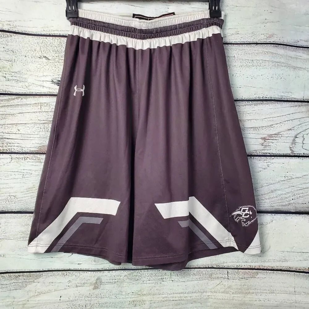 Under Armour Authentic Men’s Small Athletic Shorts EC Buffaloes Gray White Logo